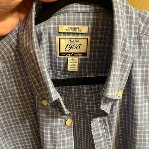 JoS A Bank 1905 mens XL Stretch Tailored fit Long sleeve button down. Make offer